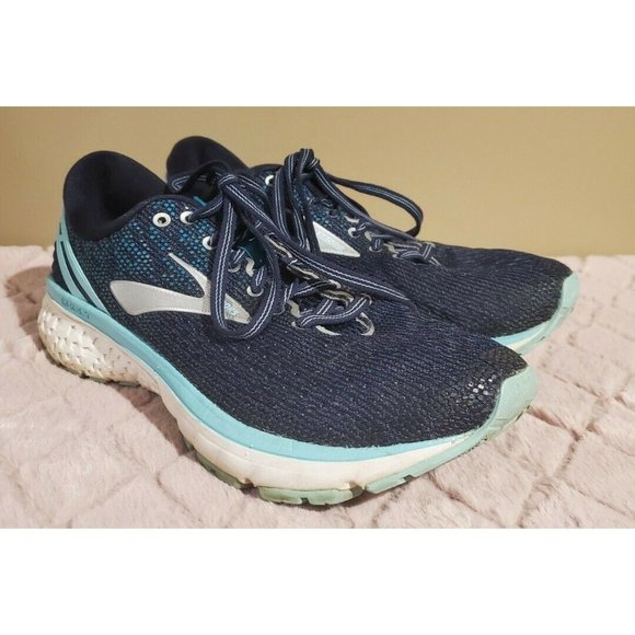 Brooks Shoes - Women/Junior's Navy Blue Ghost 11 Tennis Shoes, 7